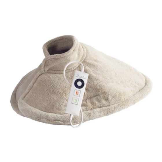 Dreamland Luxury Intelliheat Heated Cape Instructions For Use Manual