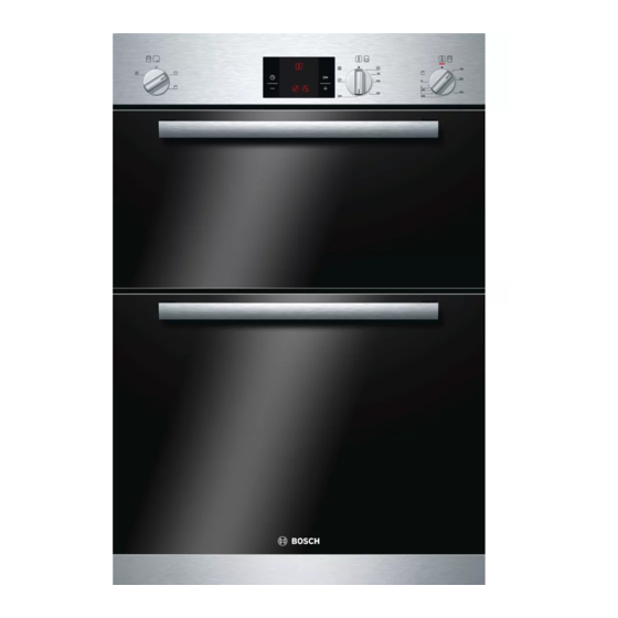 BOSCH HBM13B150B OVEN INSTALLATION INSTRUCTIONS | ManualsLib