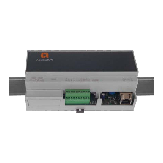 Simons Voss Technologies Allegion PegaSys Quick Manual