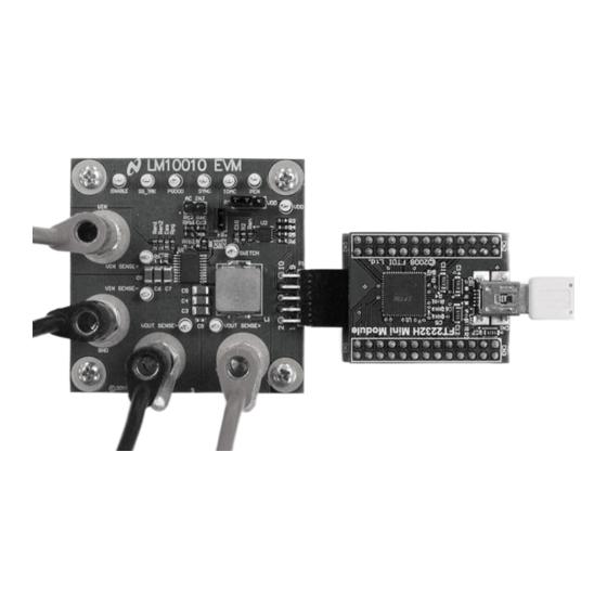 Texas Instruments LM10010 User Manual