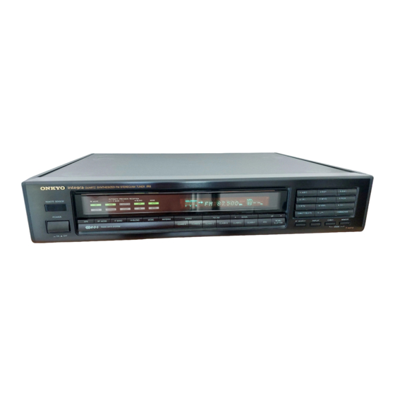 Onkyo T-488F Manual