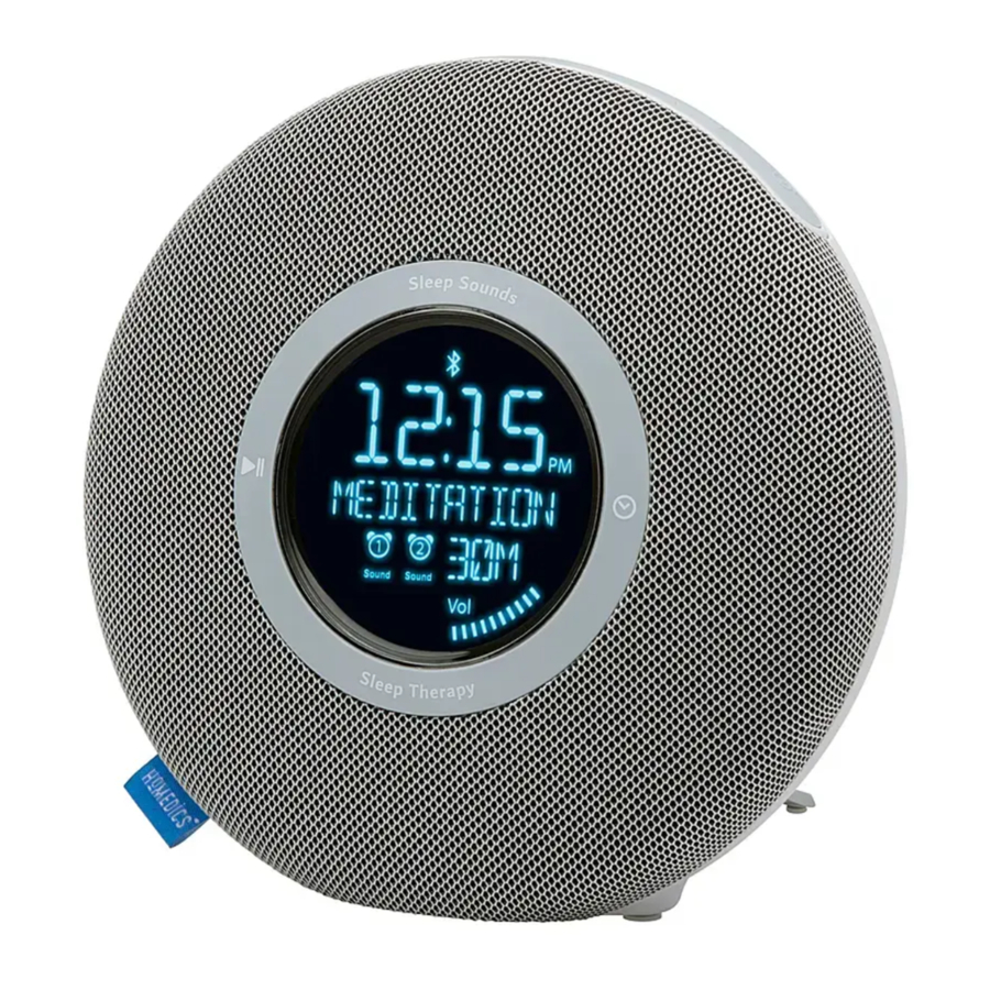 Homedics Deep sleep HDS-3000 Manual