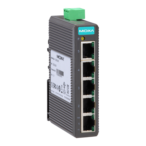 Moxa Technologies EtherDevice EDS-205 Installation Manual