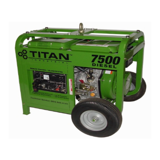 Titan TG 7500D Owner's Manual