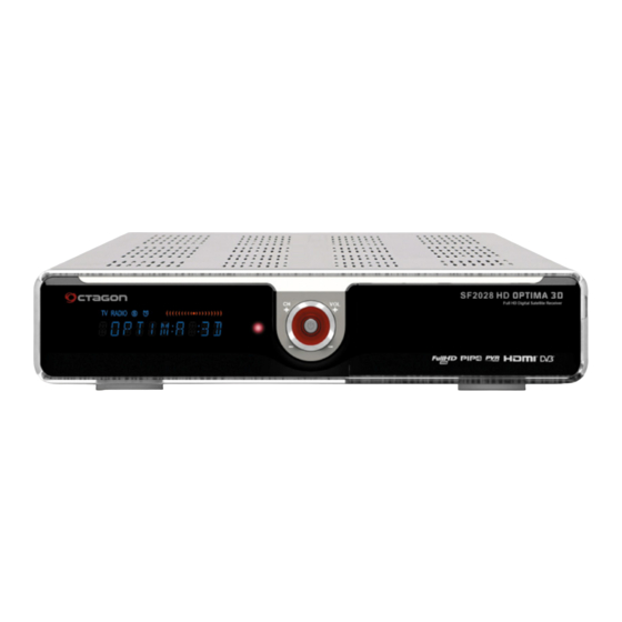 Octagon SF 2028 HD OPTIMA 3D User Manual