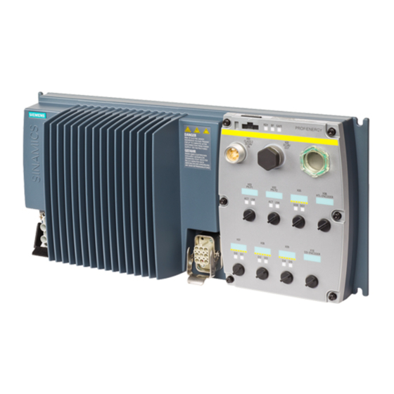 Siemens SINAMICS G120D CU250D-2 DP-F Manual