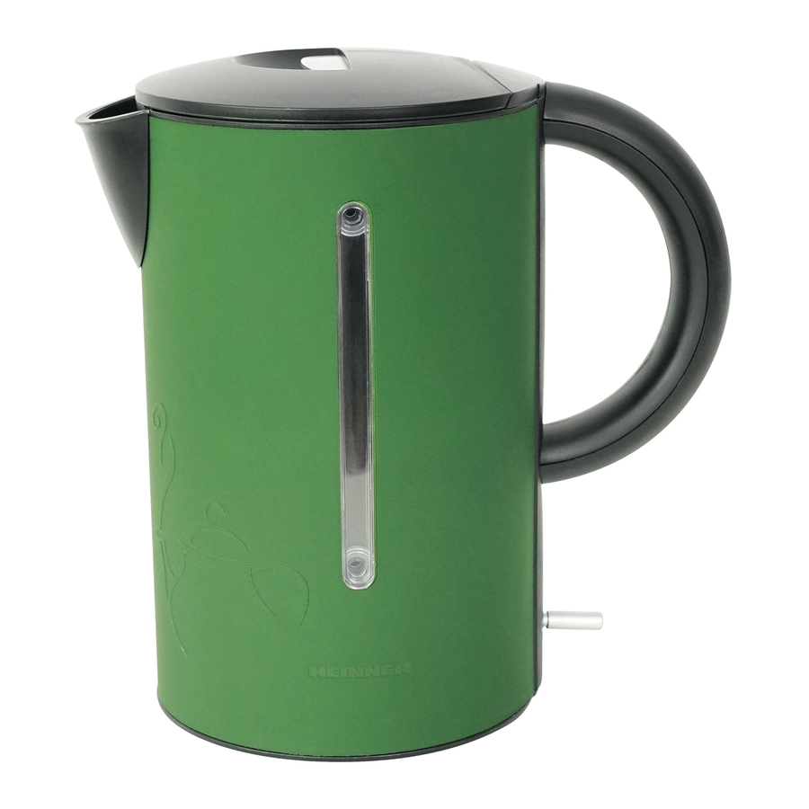 User Manuals: Heinner HEK-SIL1850 Electric Kettle