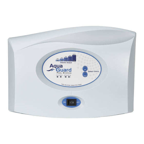 Aquaguard AGWAV20 Saltwater Chlorination Manuals