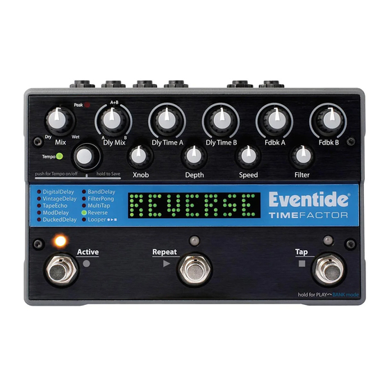 Eventide TimeFactor Manual
