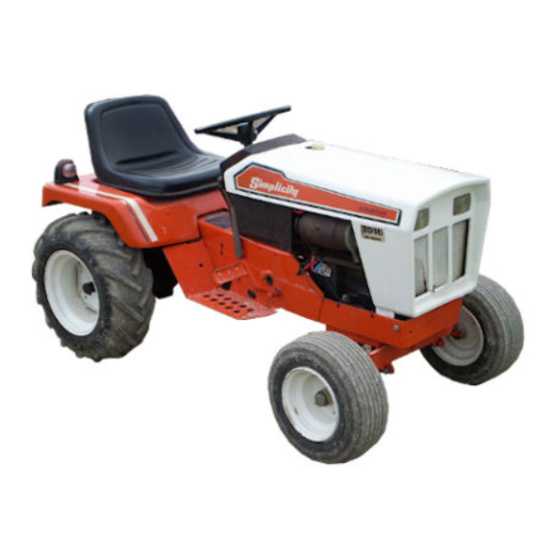 Simplicity 7016 Parts Manual