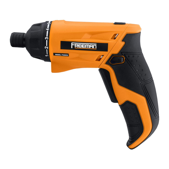 Freeman P36VCS Manual