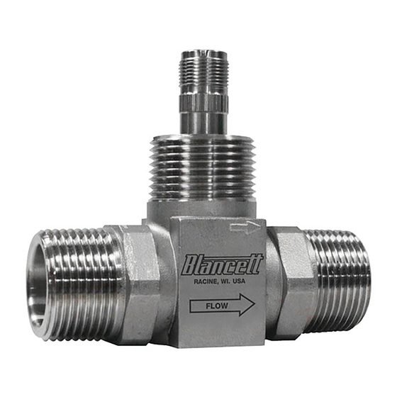 Badger Meter Blancett 1100 Series User Manual