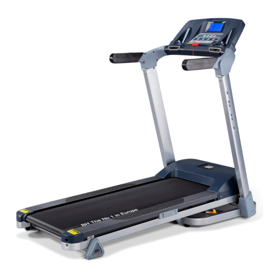 BH FITNESS BT6441 Instructions For Assembly And Use