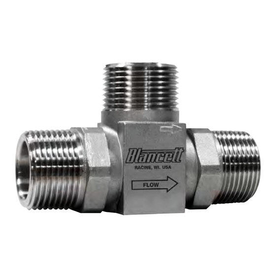 Badger Meter Blancett 1100 Series User Manual
