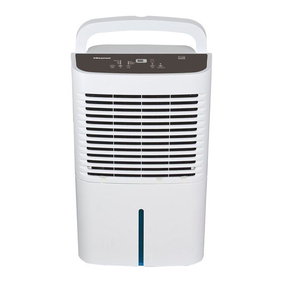User Manuals: Hisense DH-50K1SJE5 Dehumidifier