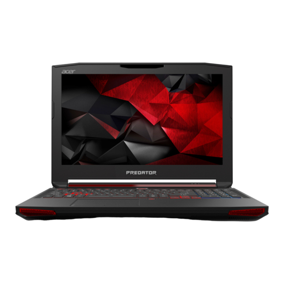 Acer PREDATOR 15 G9-591 User Manual
