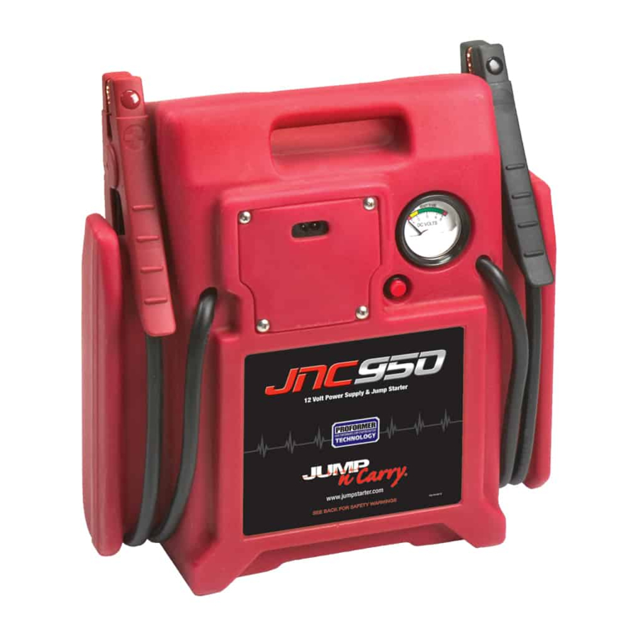 Jump-N-Carry JNC950 - Jump Starter Manual
