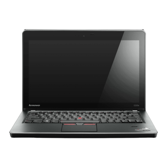 Lenovo ThinkPad Edge E220s Manual D'utilisation