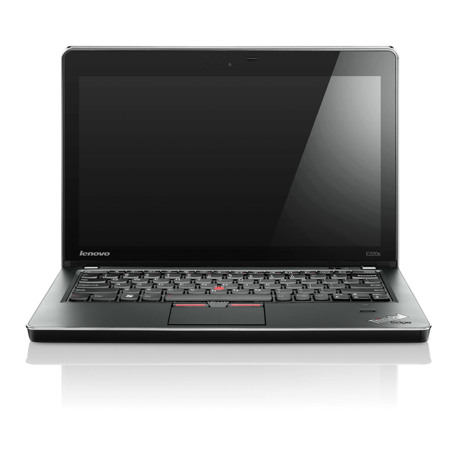 Lenovo ThinkPad Edge E220s Používateľská Príručka