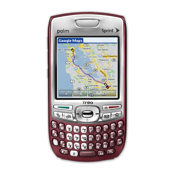Palm Treo 755P Quick Reference