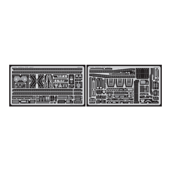 Eduard Yukikaze 1940 1/350 Quick Start Manual