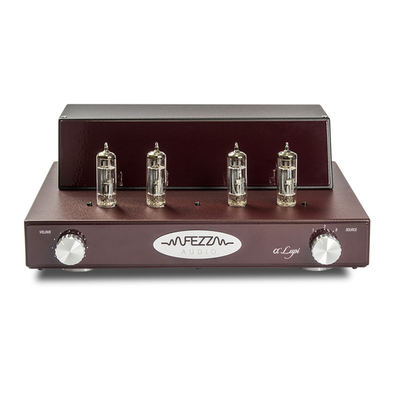 Fezz Audio Alfa Lupi User Manual