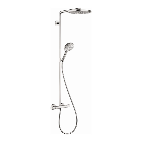 Hans Grohe Raindance Select S 240 27129 Series Manuals