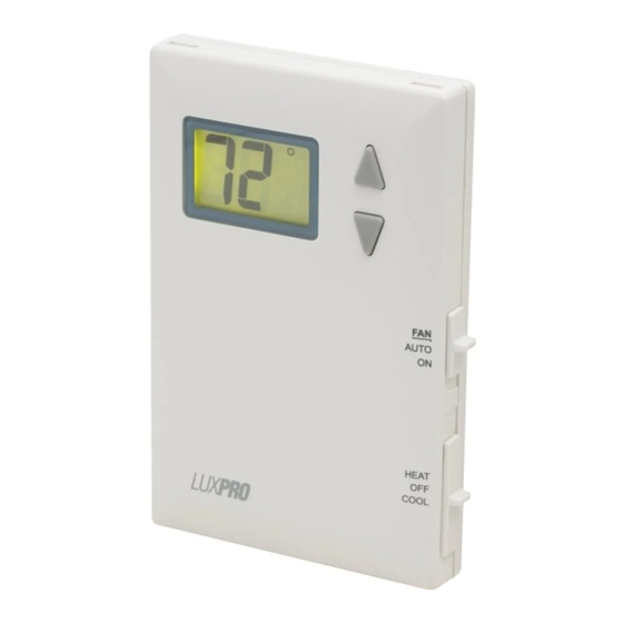 Lux Products PSD011Ba Installation And Operating Instructions