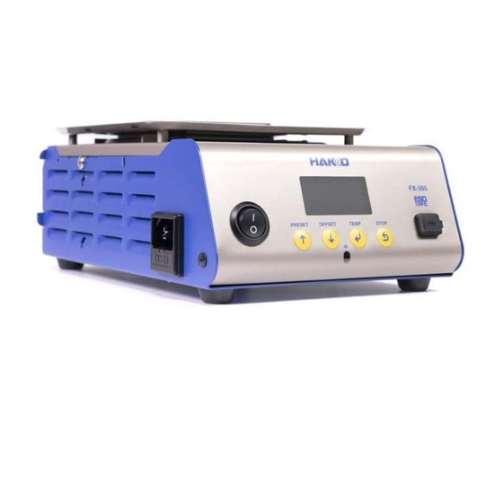 Hakko Electronics FX-305 Instruction Manual