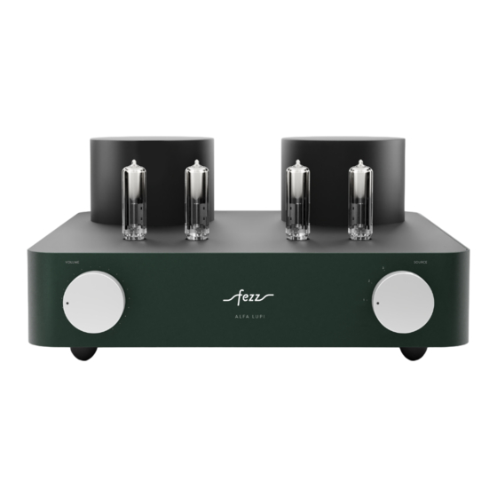 Fezz Audio Alfa Lupi Manual