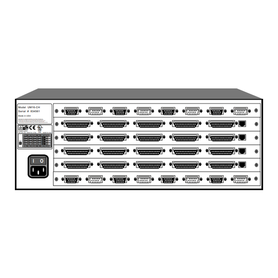 Rose electronics UltraMatrix 16X Manual