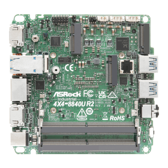 ASRock Industrial 4X4-8840U R2 Settings Manual