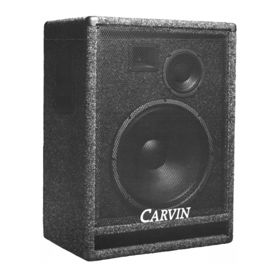 CARVIN 973 Instruction Manual