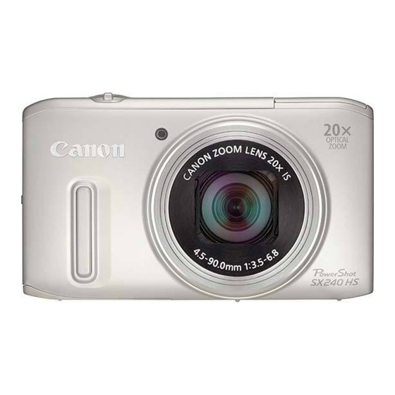 CANON POWERSHOT SX260HS Manuals