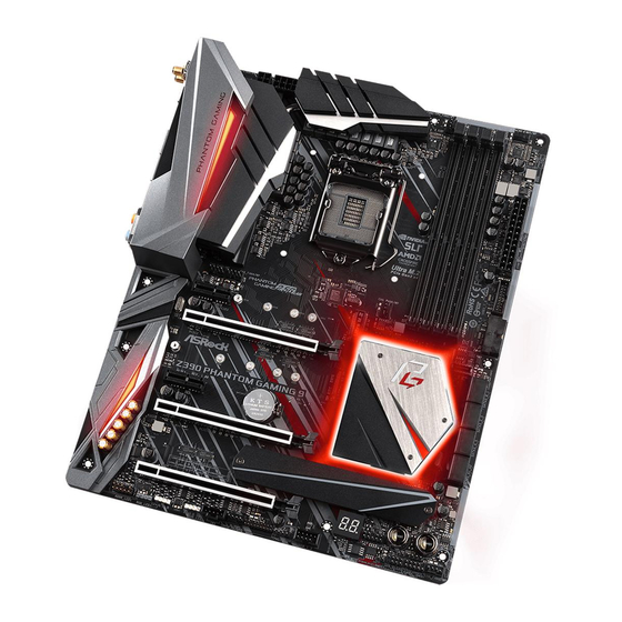 ASROCK Z390  Phantom Gaming 9 User Manual