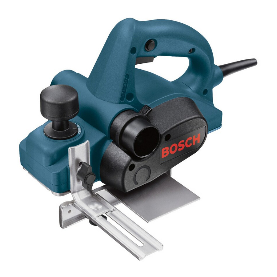 Bosch 3365 - 3-1/4 Planer w/ Parallel Guide Fence Manuals