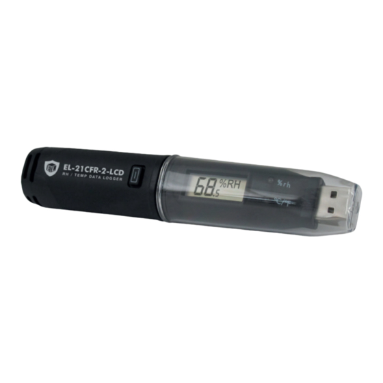 Spectris OMEGA OM-EL-21CFR Quick Start Manual