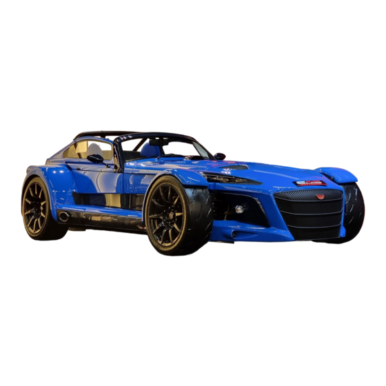 DONKERVOORT D8 GTO 2018 Manuals