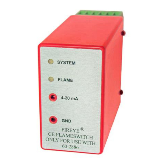 Fireye MBCE-110FR-1 Quick Start Manual