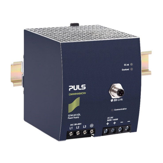Puls DIMENSION QT40.241-IOL Manuals