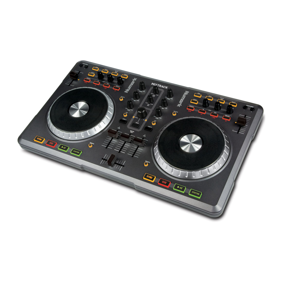 Numark Mixtrack - 2-Channel DJ Controller Manual