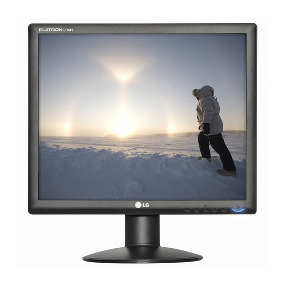 LG L1734S-BN -  - 17" LCD Monitor Guía Del Usuario