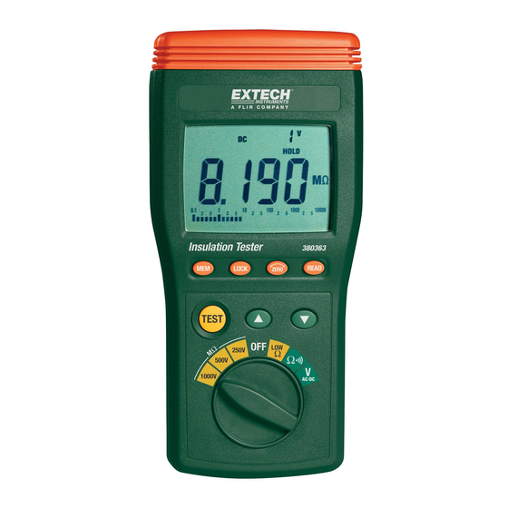 Extech Instruments 380363 User Manual