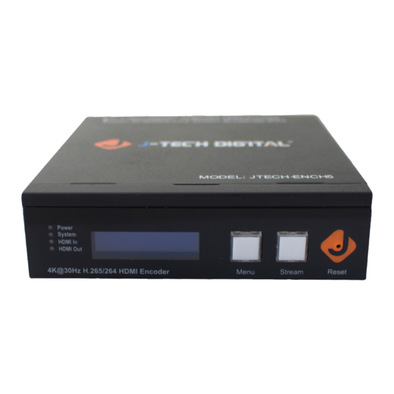 J-Tech Digital H.264 User Manual
