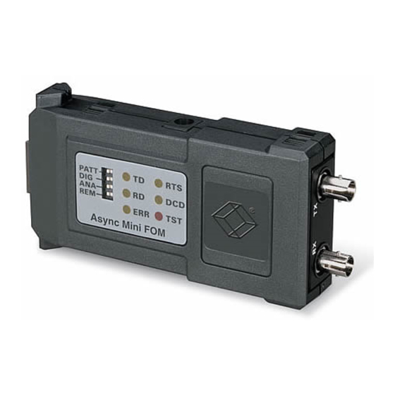 Black Box ME615A Manual