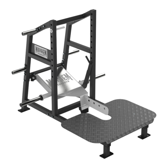MAYHEM STRENGTH Bottom Drive Belt Squat Assembly Instructions Manual