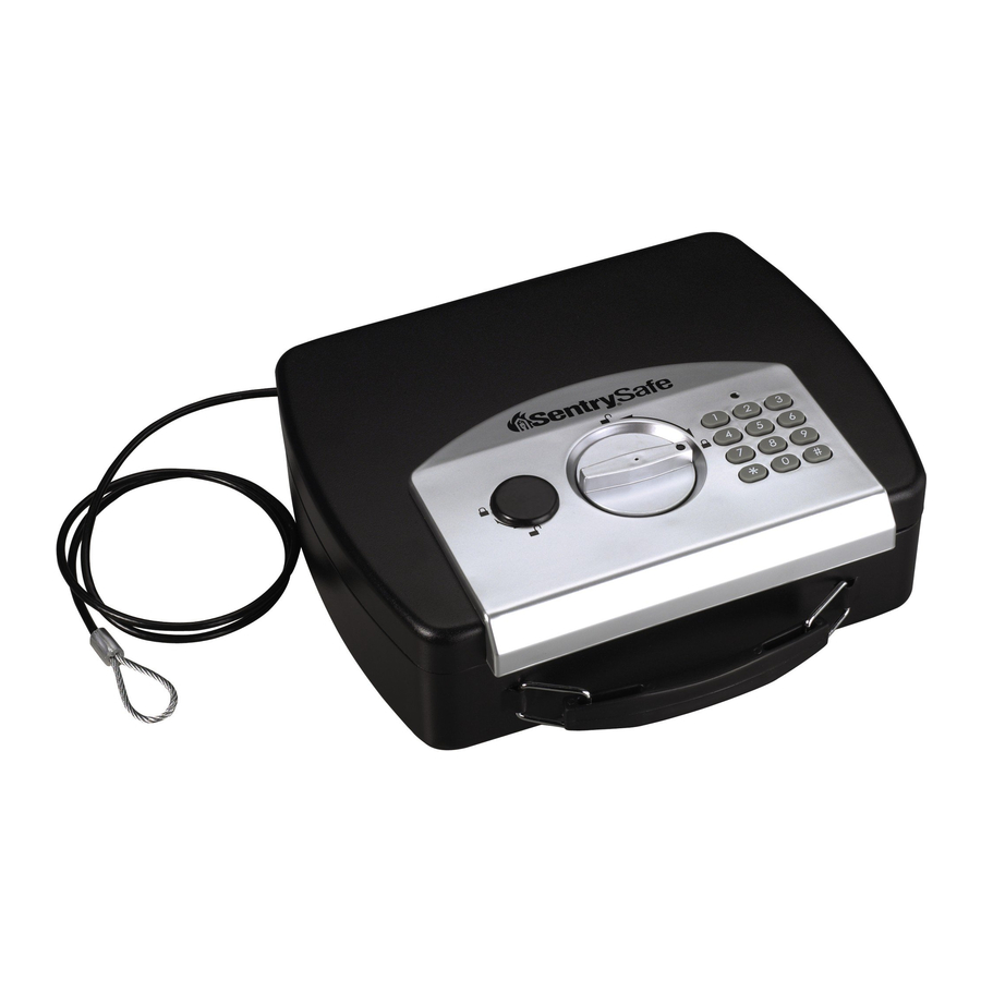 SentrySafe P008E - Compact Security Safe Manual