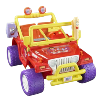 Fisher-Price POWER WHEELS NICK JR DORA the EXPLORER Dora Jeep WRANGLER Owner's Manual With Assembly Instructions