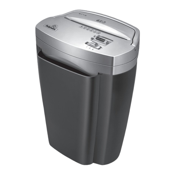 Fellowes Powershreder W11C Instruction Manual