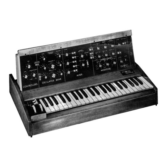 Moog MiniMoog 204D Service Manual